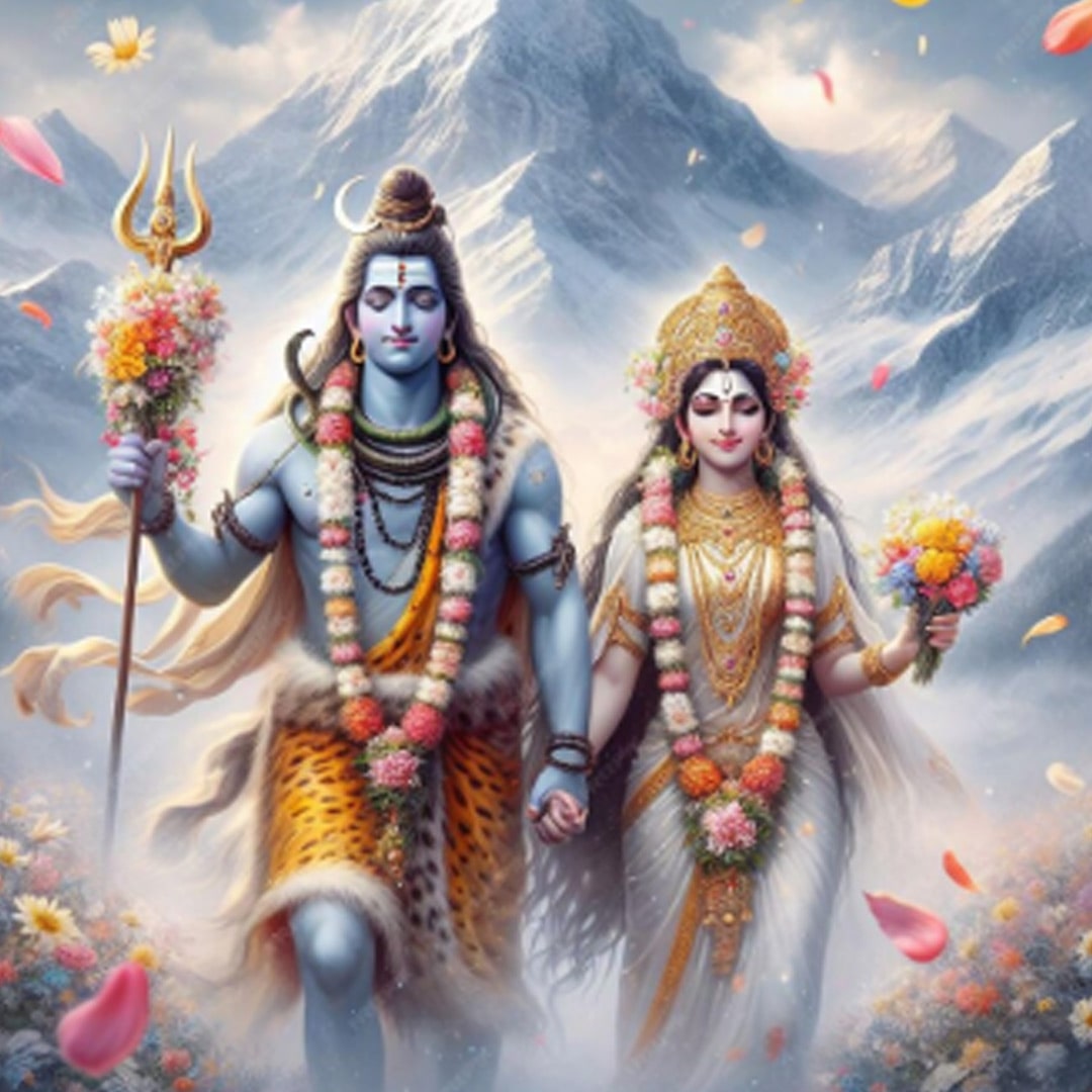 The Divine Story of Goddess Parvati and Lord Shiva: A Journey of Devotion, Destiny, and Austerities