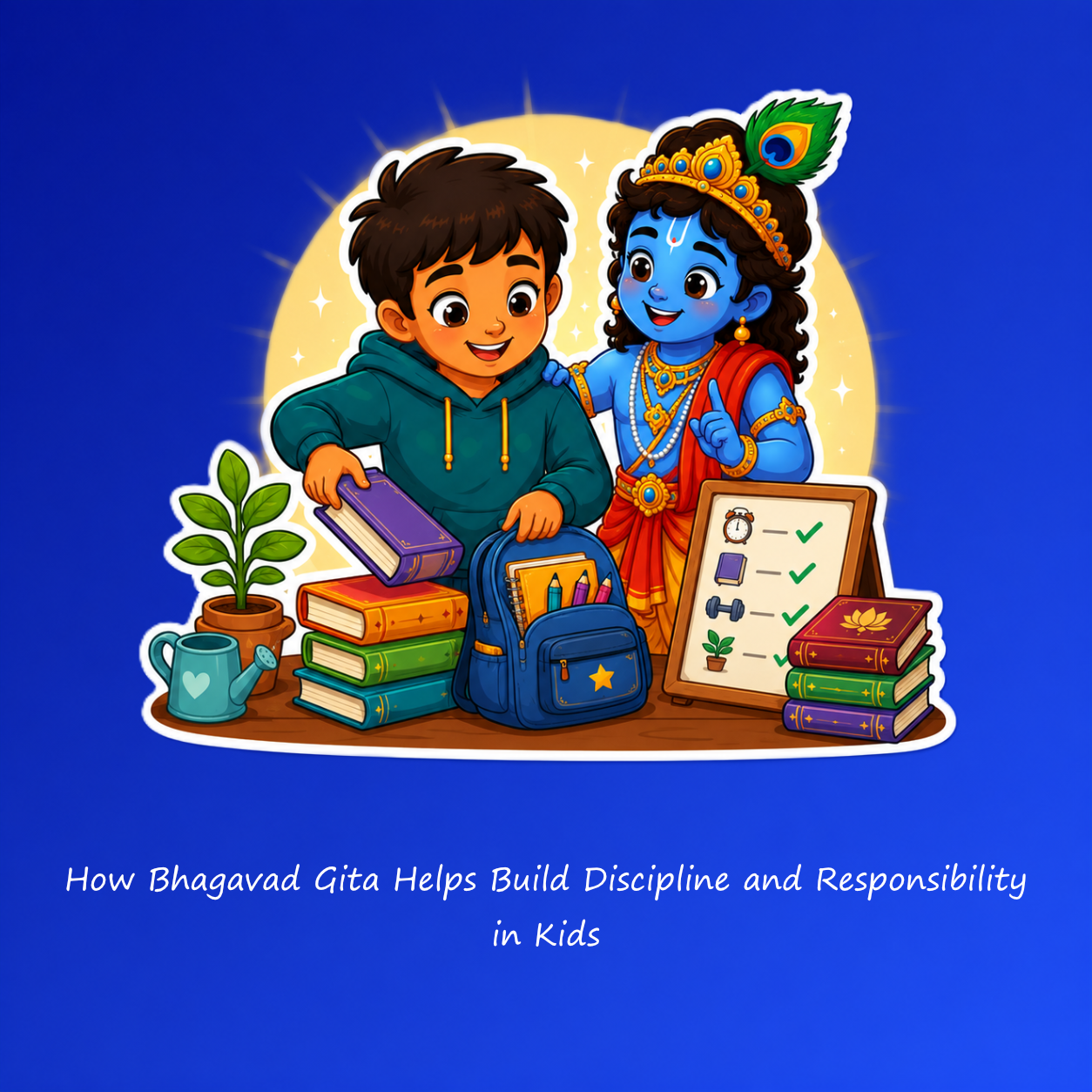 How Bhagavad Gita Helps Build Discipline and Responsibility in Kids