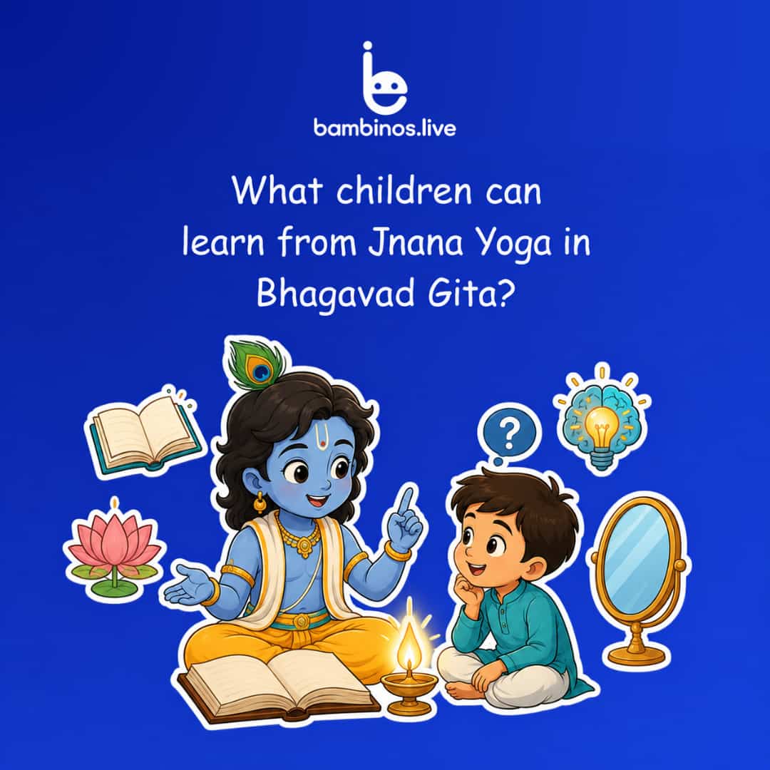 What can children learn from Jnana Yoga in the Bhagavad Gita?