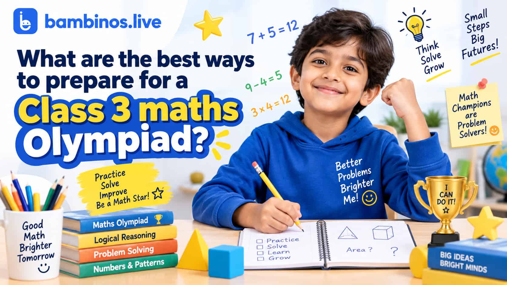 What are the best ways to prepare for a Class 3 maths Olympiad?